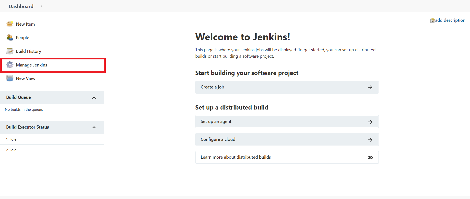 Manage Jenkins